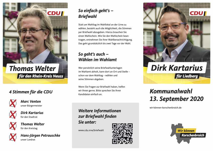 Dirk Kartarius für Sie im Stadtrat